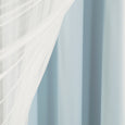 uMIXm Dimanche Tulle & Silver Grommet Blackout Curtains