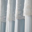 uMIXm Dimanche Tulle & Silver Grommet Blackout Curtains
