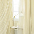 uMIXm Dimanche Tulle & Silver Grommet Blackout Curtains