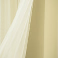 uMIXm Dimanche Tulle & Silver Grommet Blackout Curtains