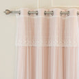 uMIXm Dimanche Tulle & Silver Grommet Blackout Curtains