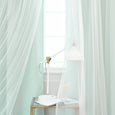 uMIXm Dimanche Tulle & Silver Grommet Blackout Curtains