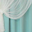 uMIXm Dimanche Tulle & Silver Grommet Blackout Curtains