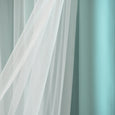 uMIXm Dimanche Tulle & Silver Grommet Blackout Curtains