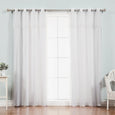 uMIXm Dimanche Tulle & Nordic White Curtains