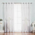 uMIXm Dimanche Tulle & Nordic White Curtains