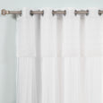 uMIXm Dimanche Tulle & Nordic White Curtains