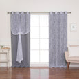 Rose Sheers & Blackout Curtains