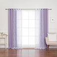 Rose Sheers & Blackout Curtains