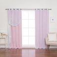 Rose Sheers & Blackout Curtains