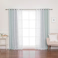 Rose Sheers & Blackout Curtains