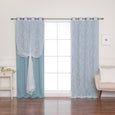 Rose Sheers & Blackout Curtains