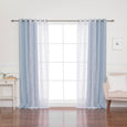 Rose Sheers & Blackout Curtains