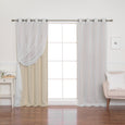 Sheer Pretty Dot & Blackout Curtains