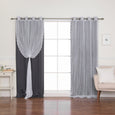 Sheer Pretty Dot & Blackout Curtains