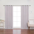 Sheer Pretty Dot & Blackout Curtains