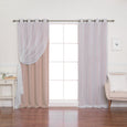 Sheer Pretty Dot & Blackout Curtains