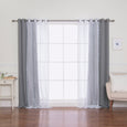 Sheer Pretty Dot & Blackout Curtains