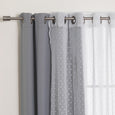 Sheer Pretty Dot & Blackout Curtains