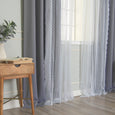 Sheer Pretty Dot & Blackout Curtains