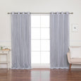Sheer Pretty Dot & Blackout Curtains