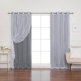 Sheer Pretty Dot & Blackout Curtains