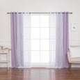 Sheer Pretty Dot & Blackout Curtains