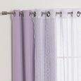 Sheer Pretty Dot & Blackout Curtains