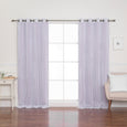 Sheer Pretty Dot & Blackout Curtains