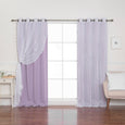 Sheer Pretty Dot & Blackout Curtains