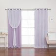 Sheer Pretty Dot & Blackout Curtains