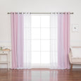 Sheer Pretty Dot & Blackout Curtains