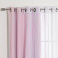 Sheer Pretty Dot & Blackout Curtains