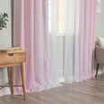 Sheer Pretty Dot & Blackout Curtains