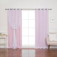 Sheer Pretty Dot & Blackout Curtains