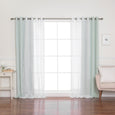 Sheer Pretty Dot & Blackout Curtains