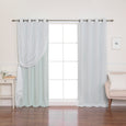 Sheer Pretty Dot & Blackout Curtains