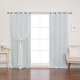 Sheer Pretty Dot & Blackout Curtains