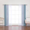 Sheer Pretty Dot & Blackout Curtains
