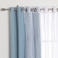 Sheer Pretty Dot & Blackout Curtains