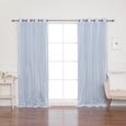 Sheer Pretty Dot & Blackout Curtains