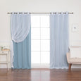 Sheer Pretty Dot & Blackout Curtains