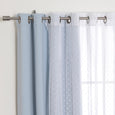 Sheer Pretty Dot & Blackout Curtains