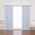 Sheer Pretty Dot & Blackout Curtains