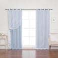 Sheer Pretty Dot & Blackout Curtains