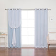 Sheer Pretty Dot & Blackout Curtains