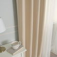 uMIXm Tulle & Bronze Grommet Blackout Curtains