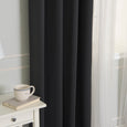 uMIXm Tulle & Bronze Grommet Blackout Curtains