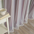 uMIXm Tulle & Bronze Grommet Blackout Curtains