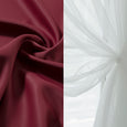 uMIXm Tulle & Bronze Grommet Blackout Curtains